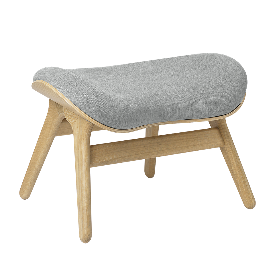 Umage 5573C703-03 A Conversation Piece Ottoman in Oak with Sterling