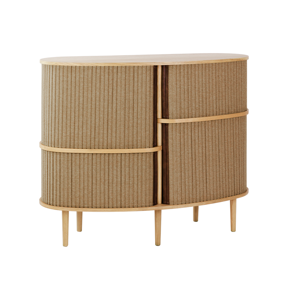 Umage 5604C726-01 Audacious Highboard en chêne avec portes brun sucre