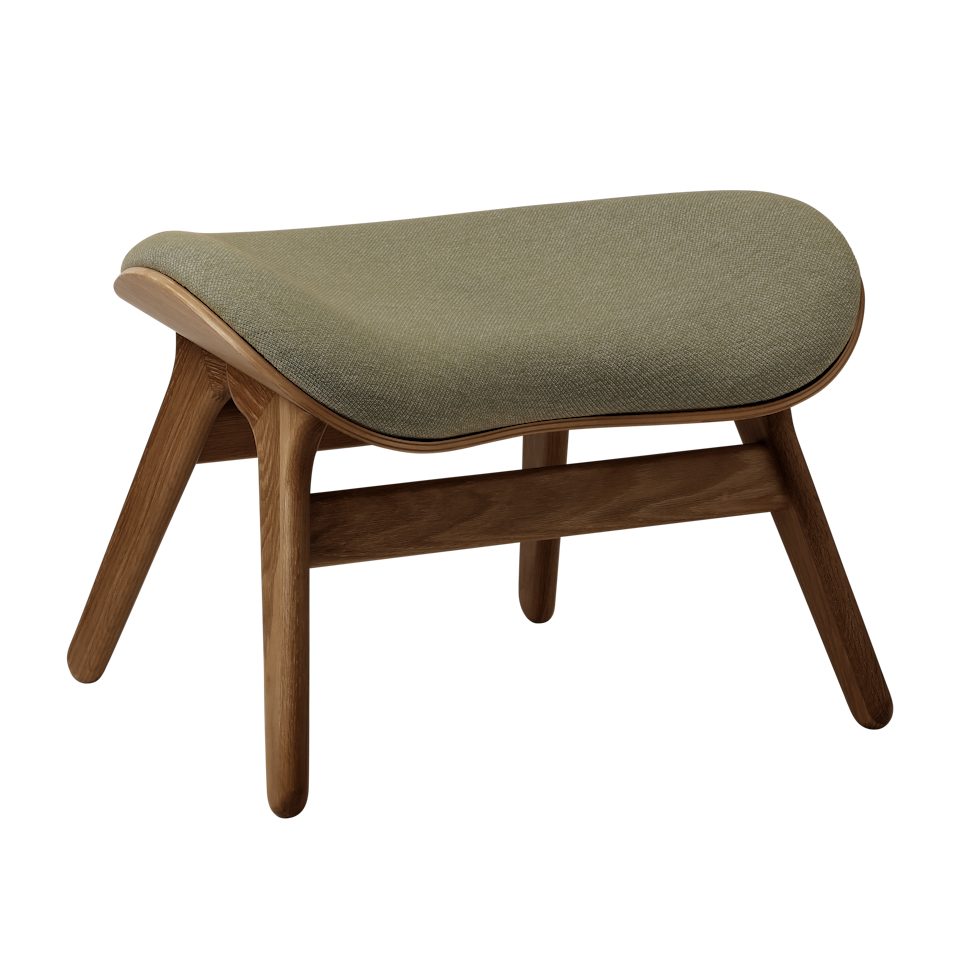 Umage 5873C703-12 A Conversation Piece Ottoman in Dark Oak with Morning Meadows