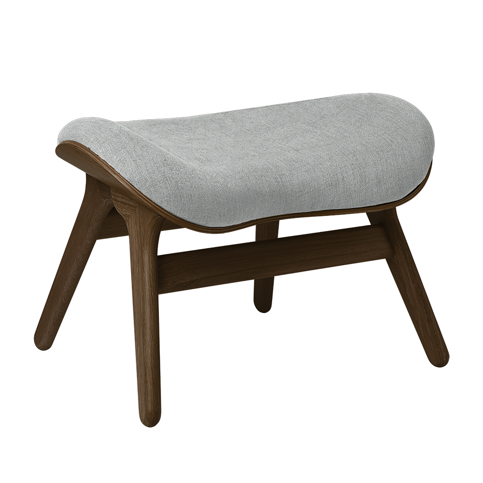 Umage 5873C703-03 A Conversation Piece Ottoman in Dark Oak with Sterling