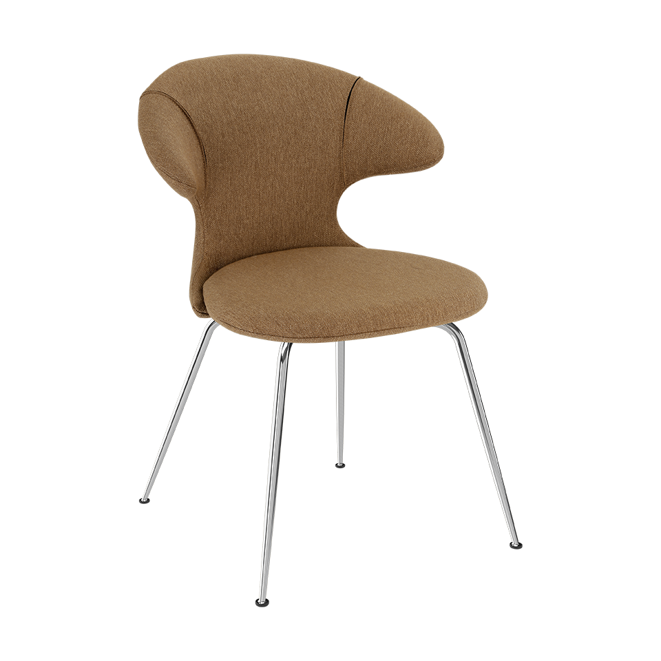 Chaise Time Flies Umage 590-08C5901-2, Horizons, couleur caramel/chrome