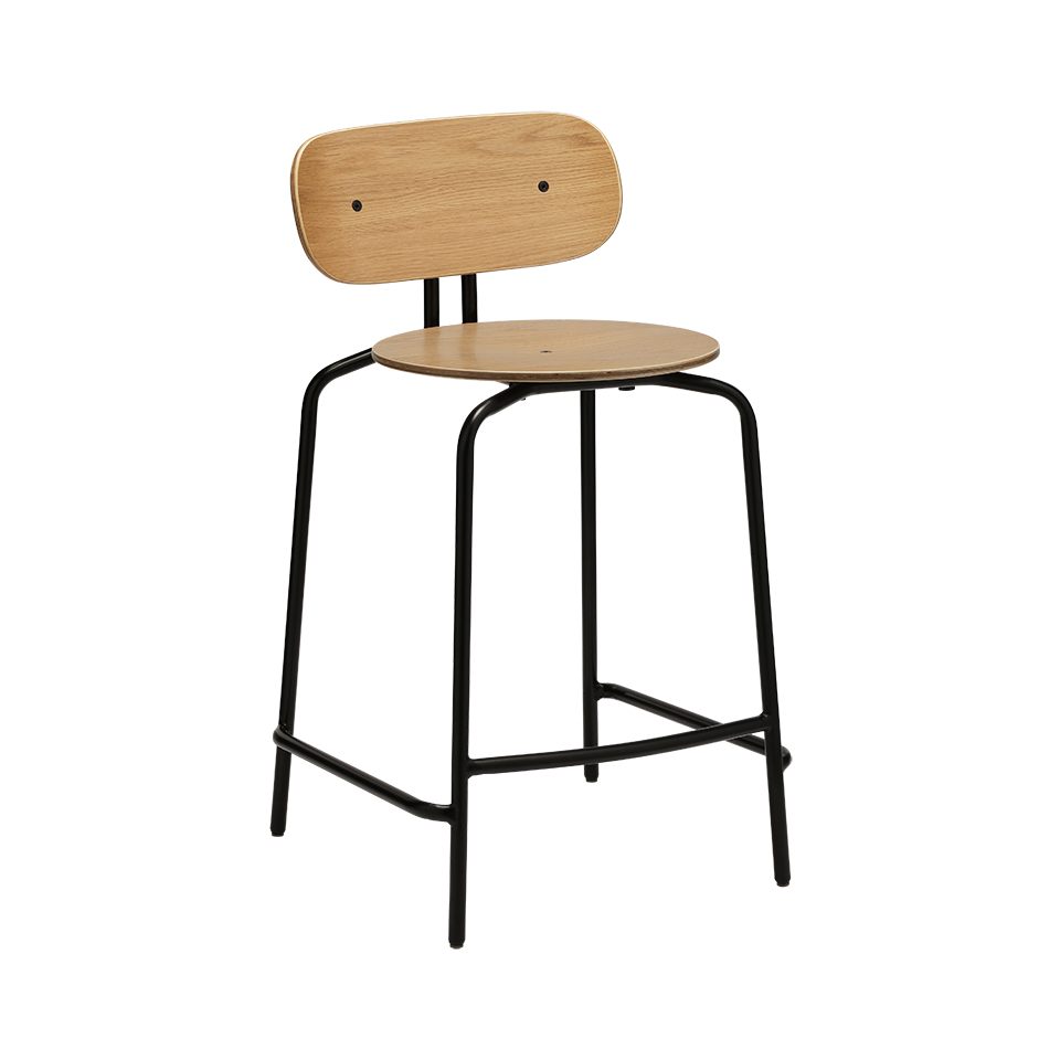 Umage 5919-3 Curious Counter Stool with Black legs, no cushion