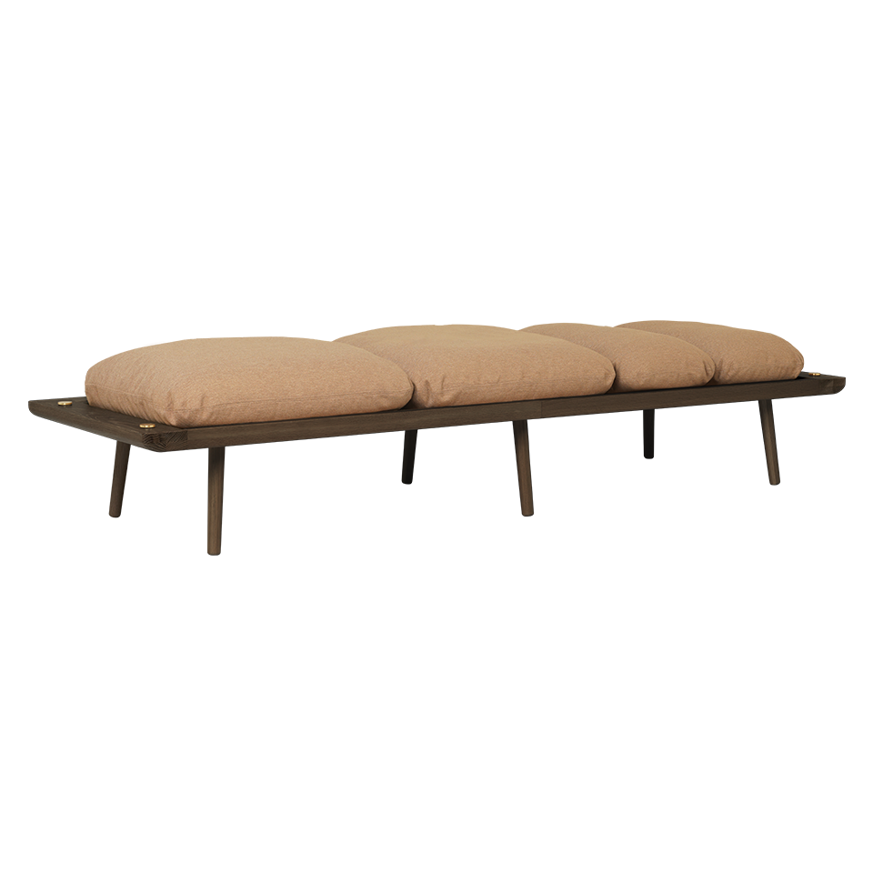 Umage 5750C720-01 Lounge Around Daybed, Horizons in Dark Oak / Sugar Brown