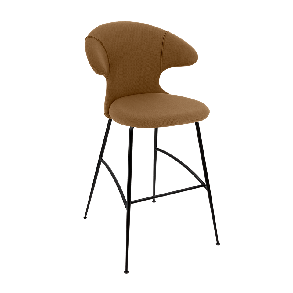 Tabouret de bar Time Flies Umage 590-08C5912-3, coloris caramel/noir