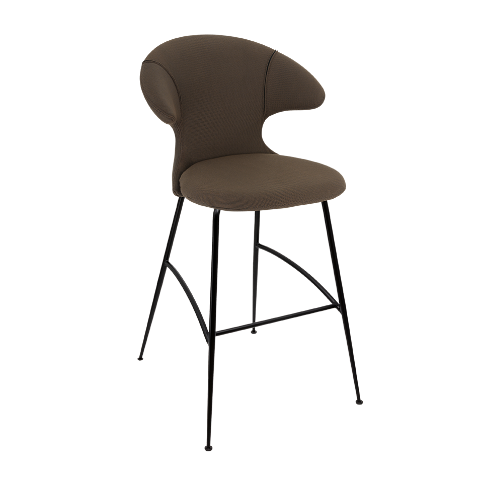 Tabouret de bar Time Flies Umage 590-10C5912-3, coloris moka/noir