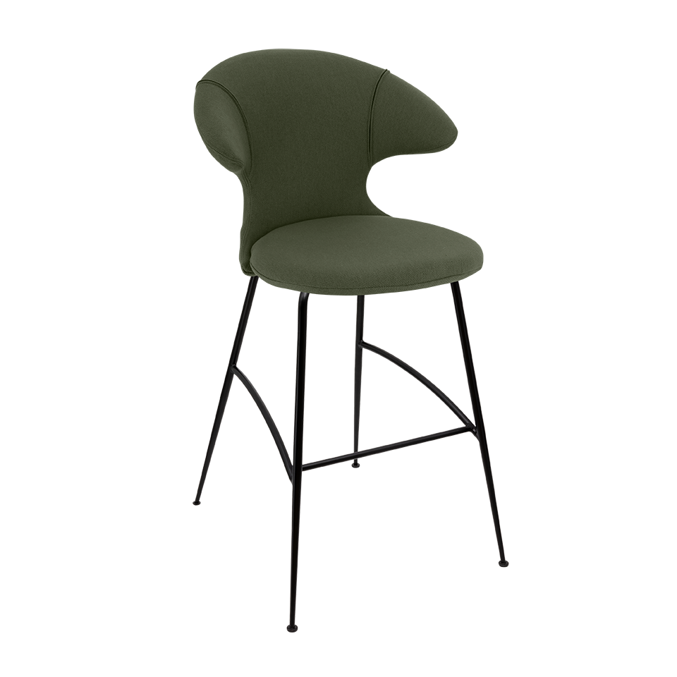 Tabouret de bar Time Flies Umage 590-05C5912-3, vert course/noir