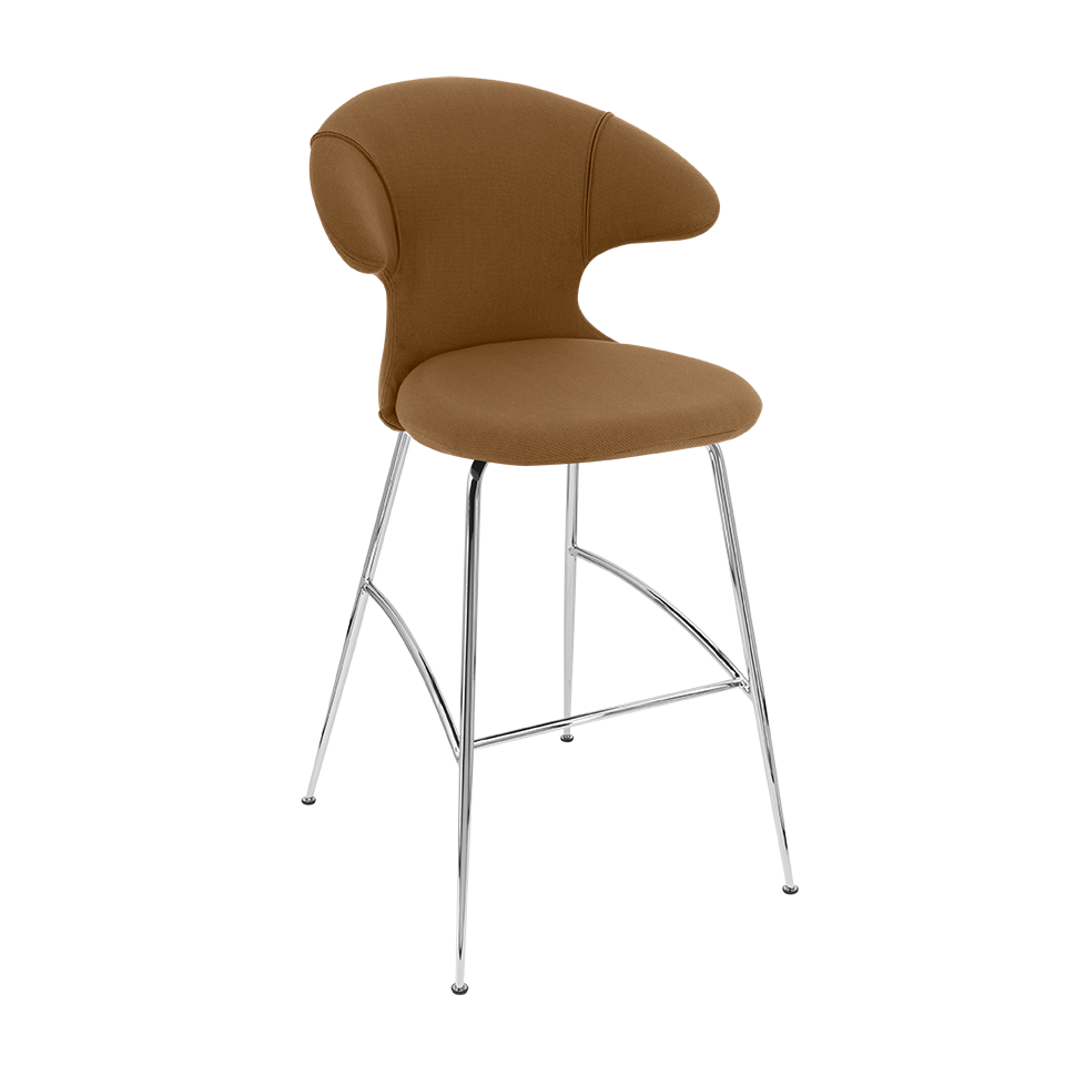 Tabouret de bar Time Flies Umage 590-08C5912-2, coloris caramel/chrome