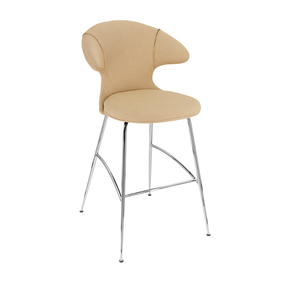 Tabouret de bar Time Flies Umage 590-11C5912-2, finition Summer Shine/Chrome