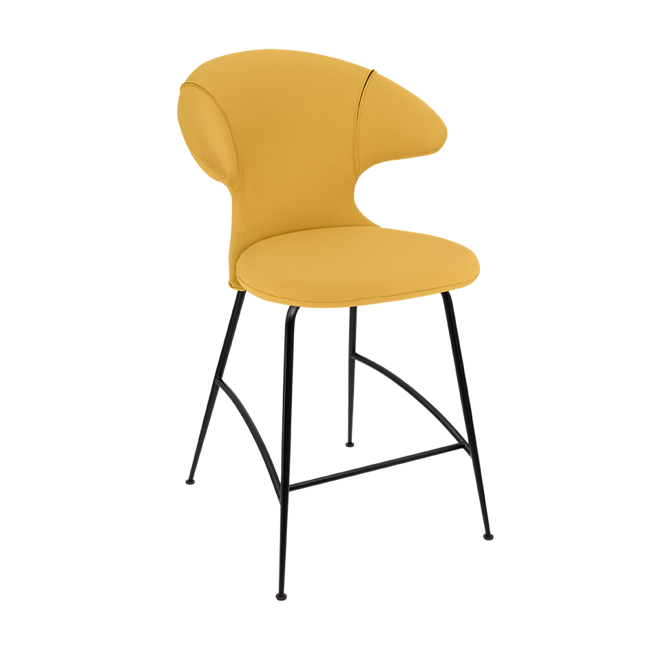 Umage 590-09C5913-3 Time Flies Counter Stool in Curry Sun with Black legs