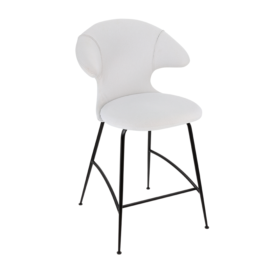 Umage 590-03C5913-3 Time Flies Counter Stool in Sterling with Black legs