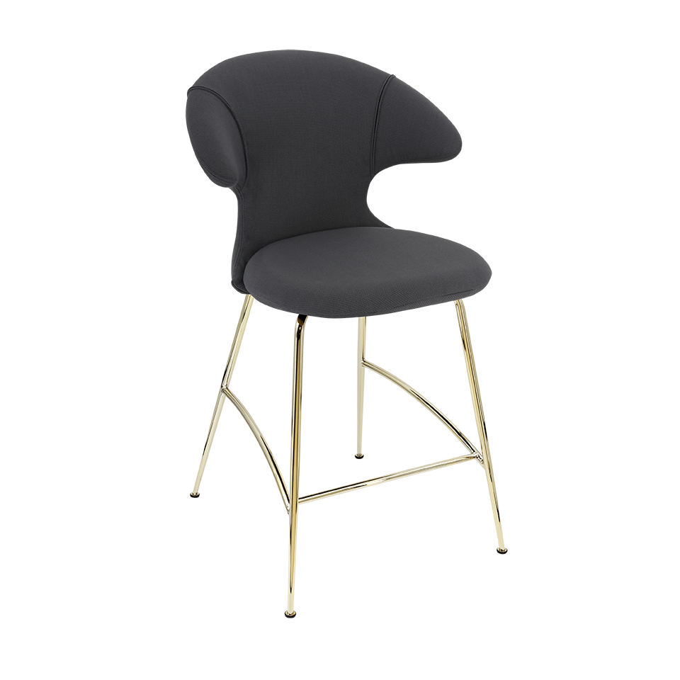 Umage 590-04C5913-1 Time Flies Counter Stool in Shadow with Brass legs