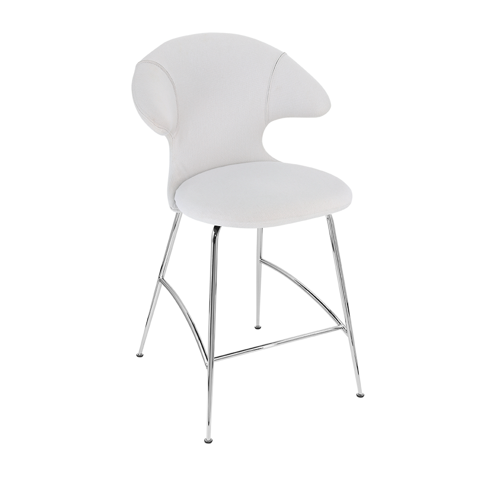 Umage 590-03C5913-2 Time Flies Counter Stool in Sterling with Chrome legs