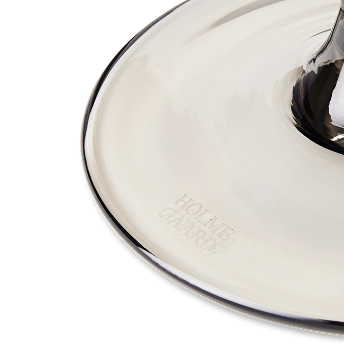 Holmegaard 4300486 Flow Glass on Foot in Smoke