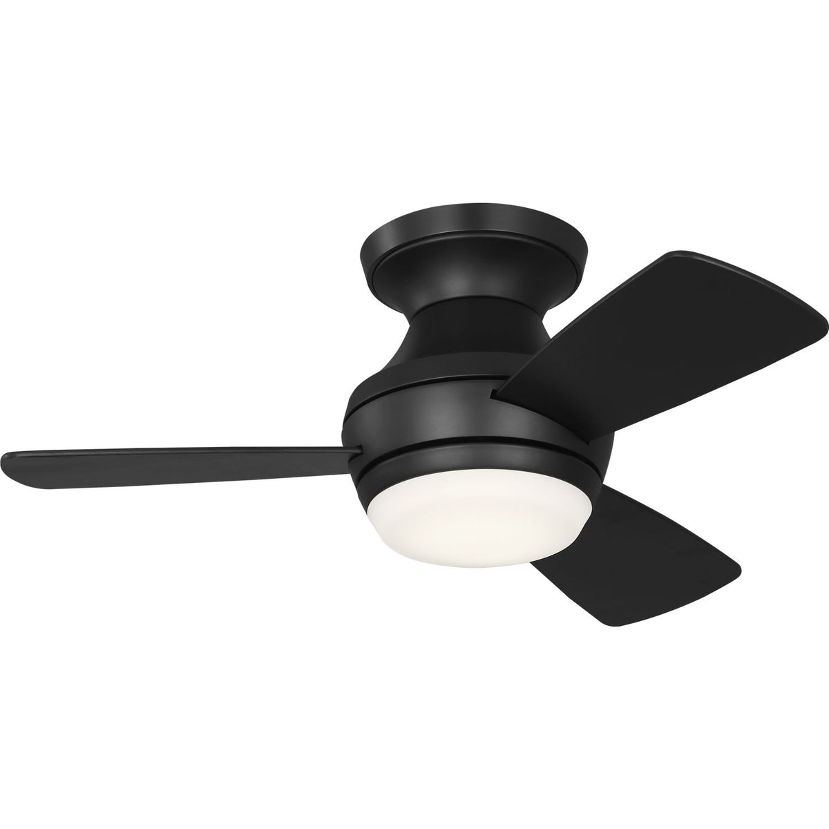 Visual Comfort Fan Collection 3IKHR32MBKD Ikon Hugger LED Ceiling Fan