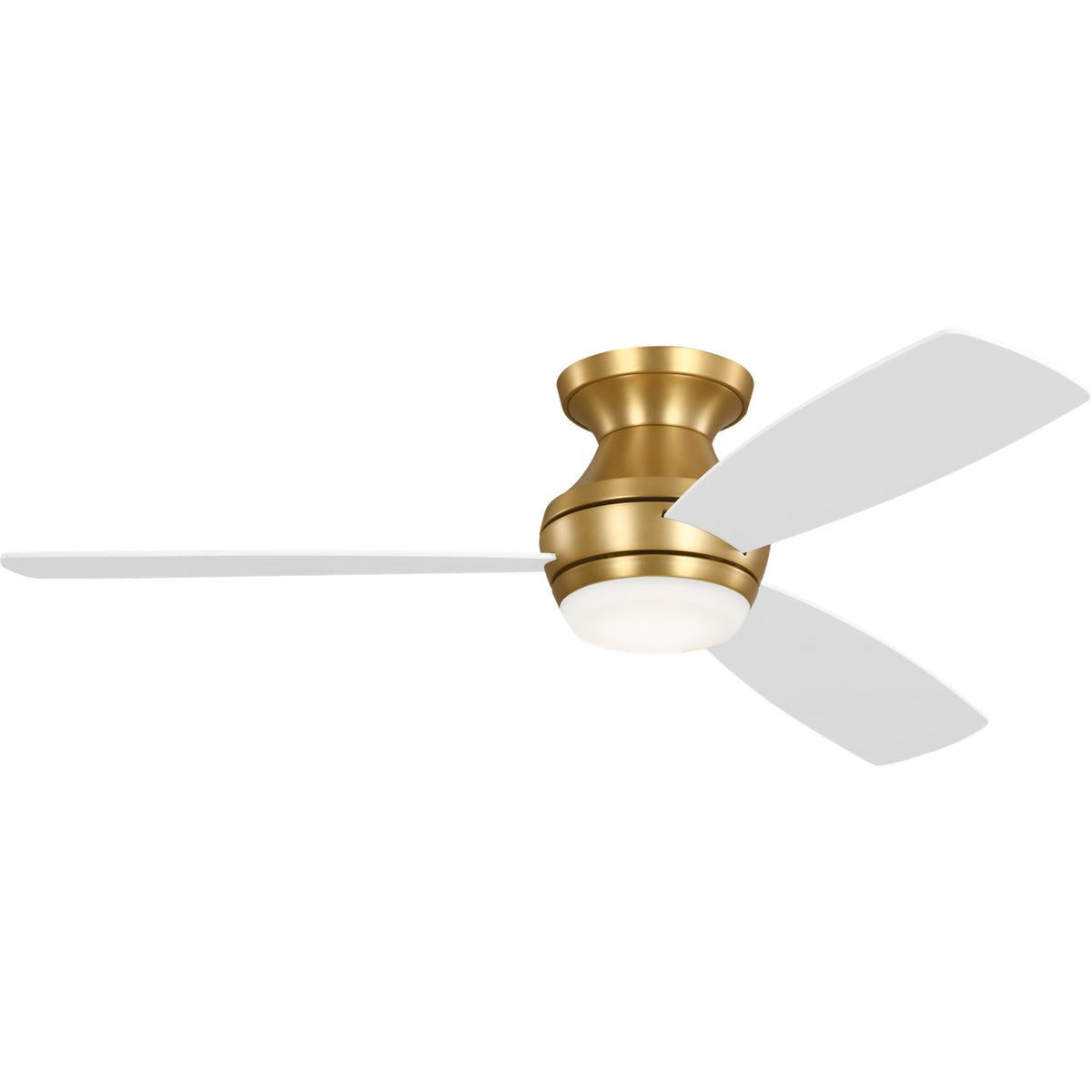 Confort visuel Ventilateur Collection 3IKR52BBSD Ikon Plafonnier LED semi-encastré 52" Ventilateur