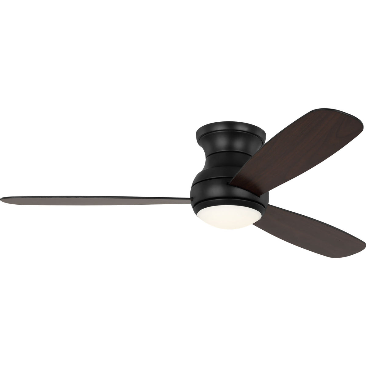 Confort visuel Ventilateur Collection 3OBSHR52MBKD Orbis Hugger Plafonnier LED Ventilateur