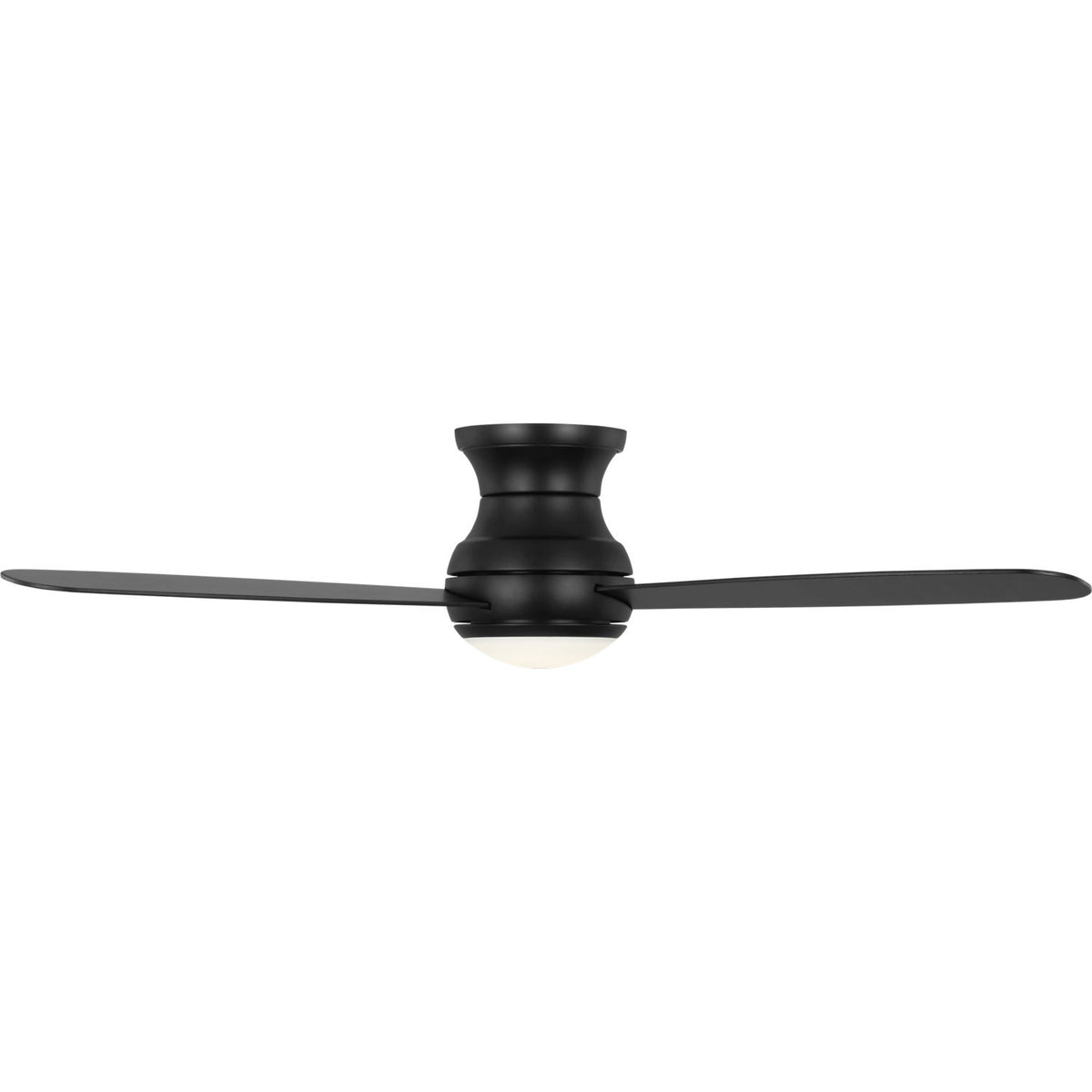 Confort visuel Ventilateur Collection 3OBSHR52MBKD Orbis Hugger Plafonnier LED Ventilateur
