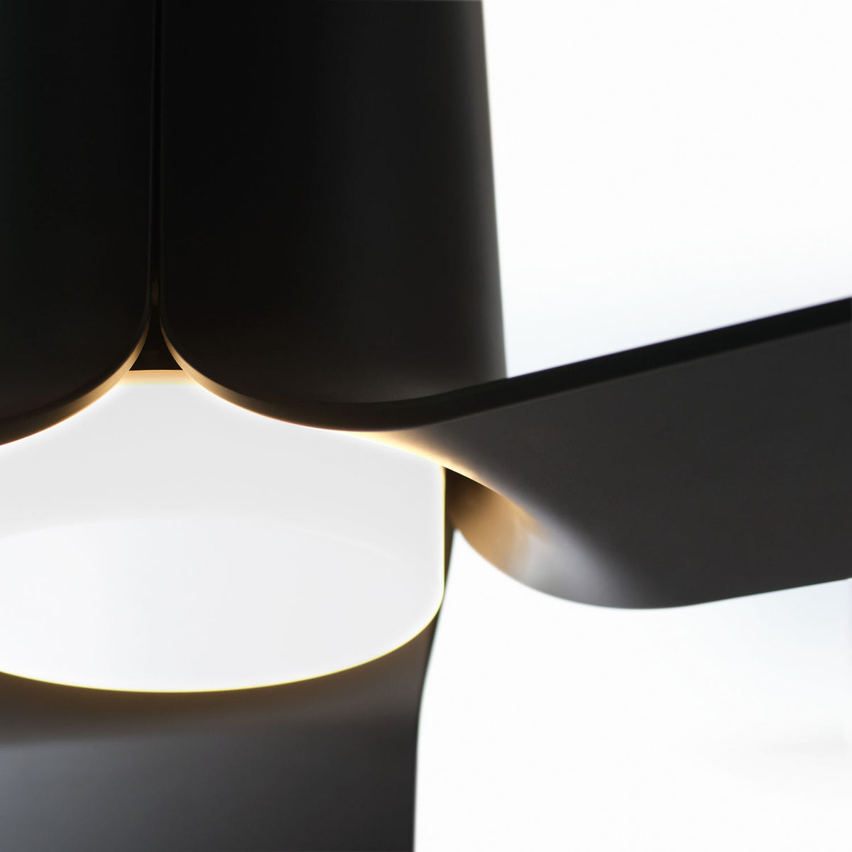 Confort visuel Ventilateur Collection 3PESM52MBKD Plafond LED intelligent Peel Ventilateur