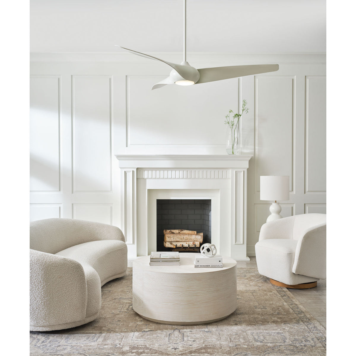 Confort visuel Ventilateur Collection 3TNSM60RZWD Topan Smart LED Ceiling Ventilateur