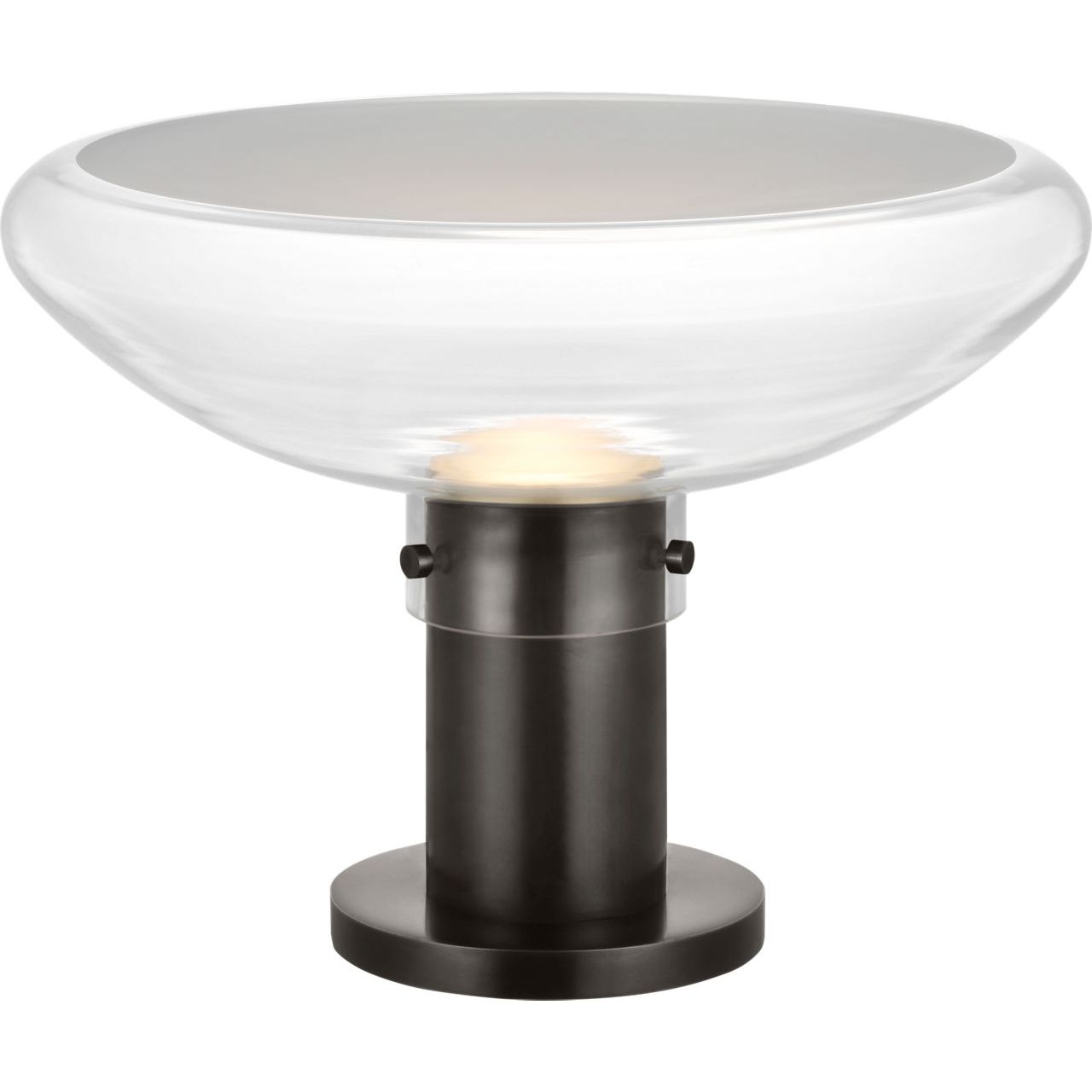 Visual Comfort Modern Collection - AKTB681WDBBZCE - Morgan 16 Table Lamp - Morgan - Burnished Bronze with Clear Glass