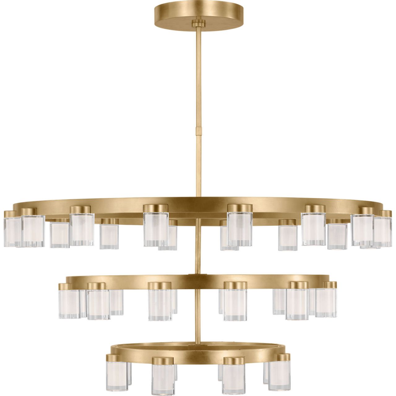 Visual Comfort Modern Collection - KWCH19627NB - Esfera Three Tier X-Large Chandelier - Esfera - Natural Brass