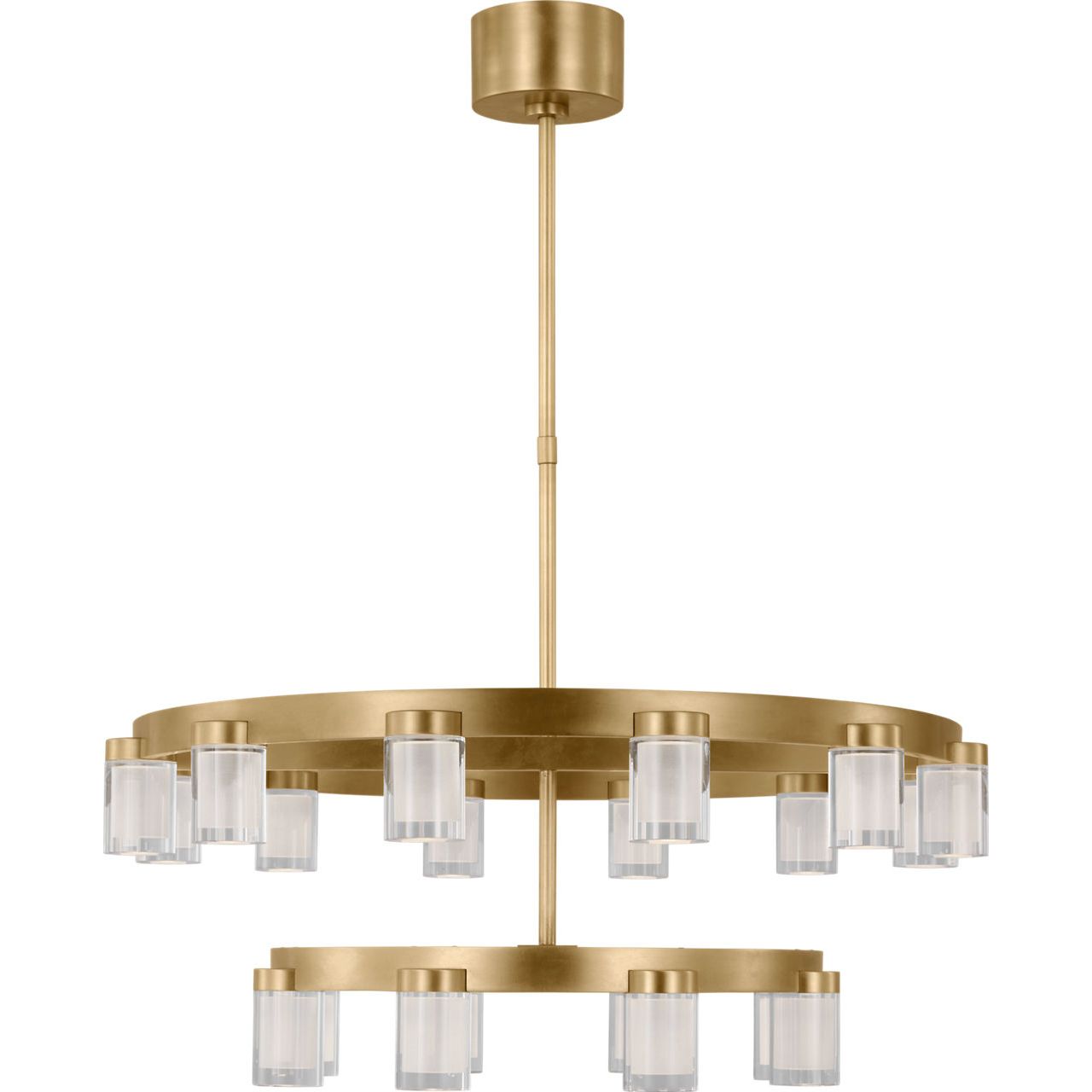 Visual Comfort Modern Collection - KWCH19827NB - Esfera Two Tier Medium Chandelier - Esfera - Natural Brass