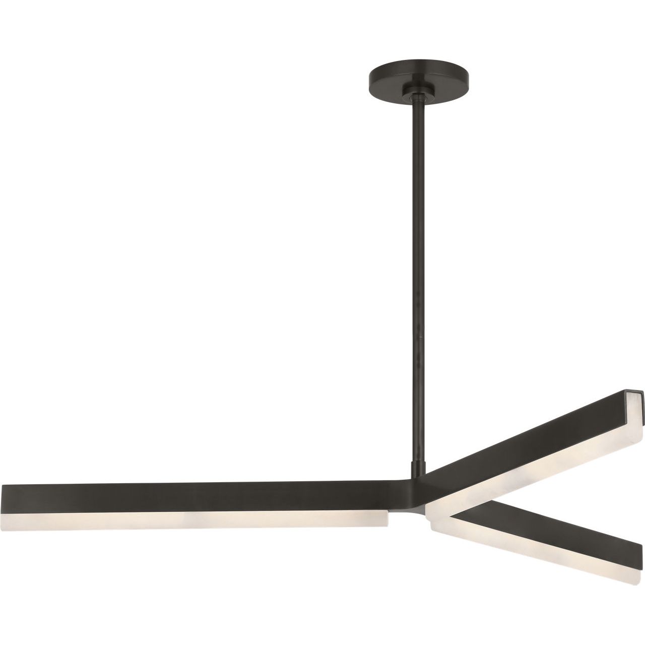 Visual Comfort Modern Collection - KWCH70627BZALB - Linea 42 Chandelier - Linea - Bronze