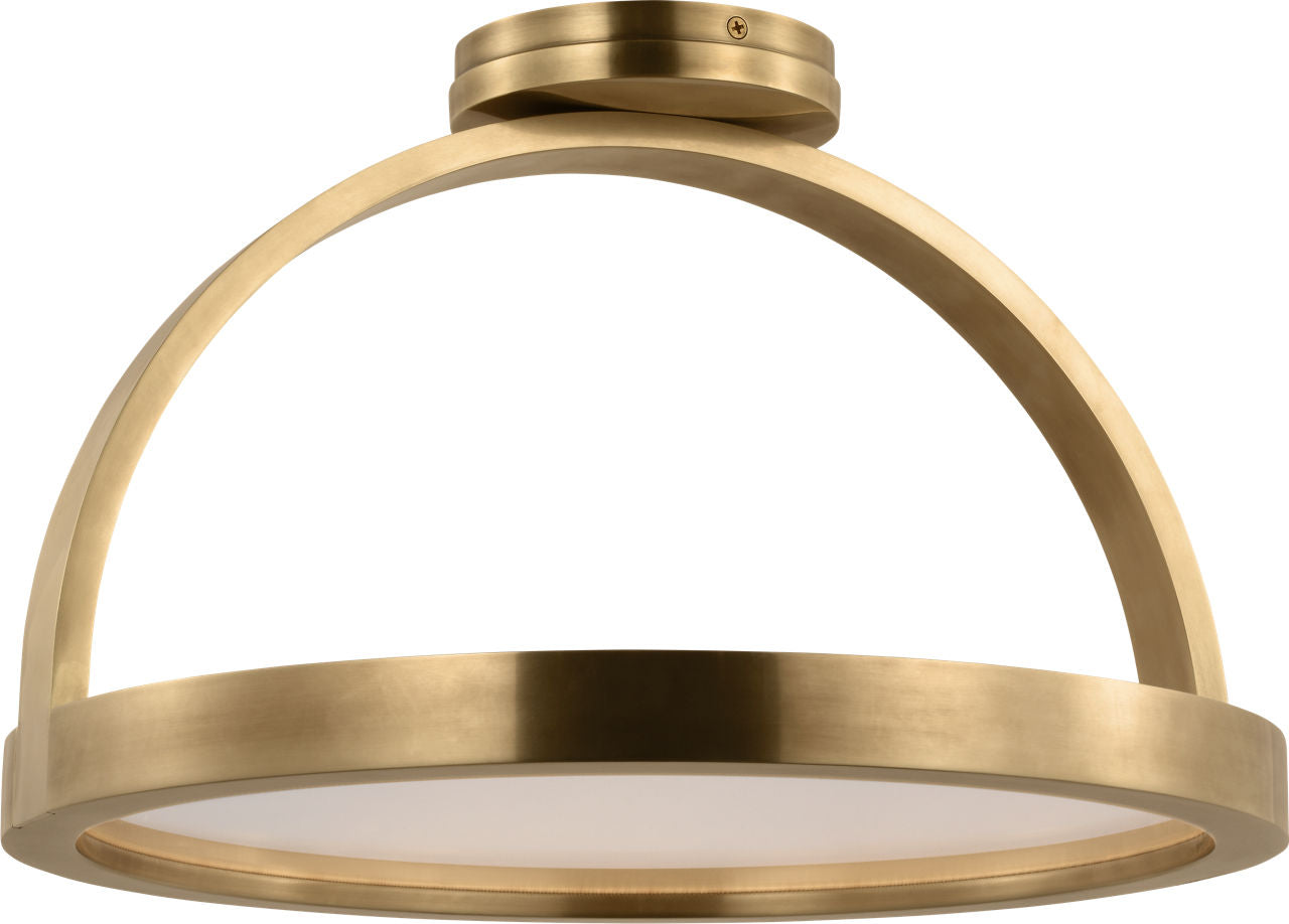 Collection Visual Comfort Modern - KWFM19127NB - Serre-plafonnier Cerne Large - Cerne - Laiton naturel
