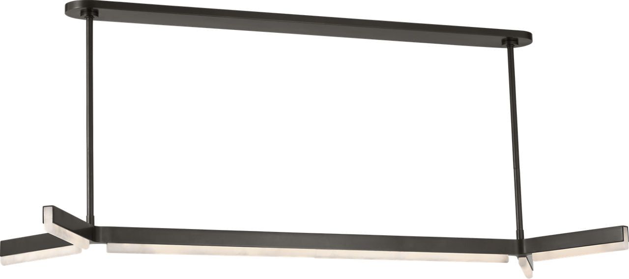 Visual Comfort Modern Collection - KWLS70827BZALB - Linea 55 Linear Chandelier - Linea - Bronze