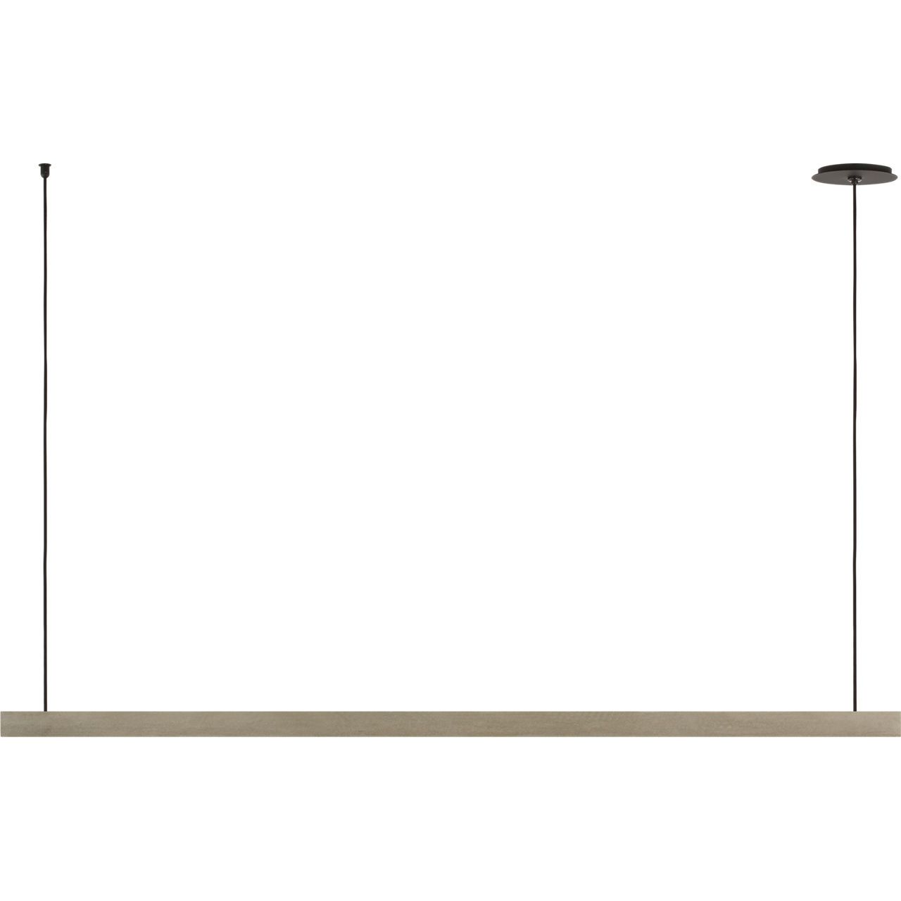 Visual Comfort Modern Collection - MDLS79727BHC - Lino 60 Linear Chandelier - Lino - Honed Concrete