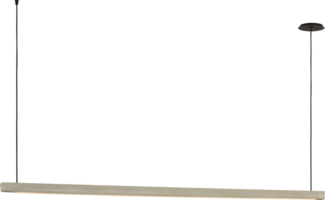 Visual Comfort Modern Collection - MDLS79827BHC - Lino 72 Linear Chandelier - Lino - Honed Concrete
