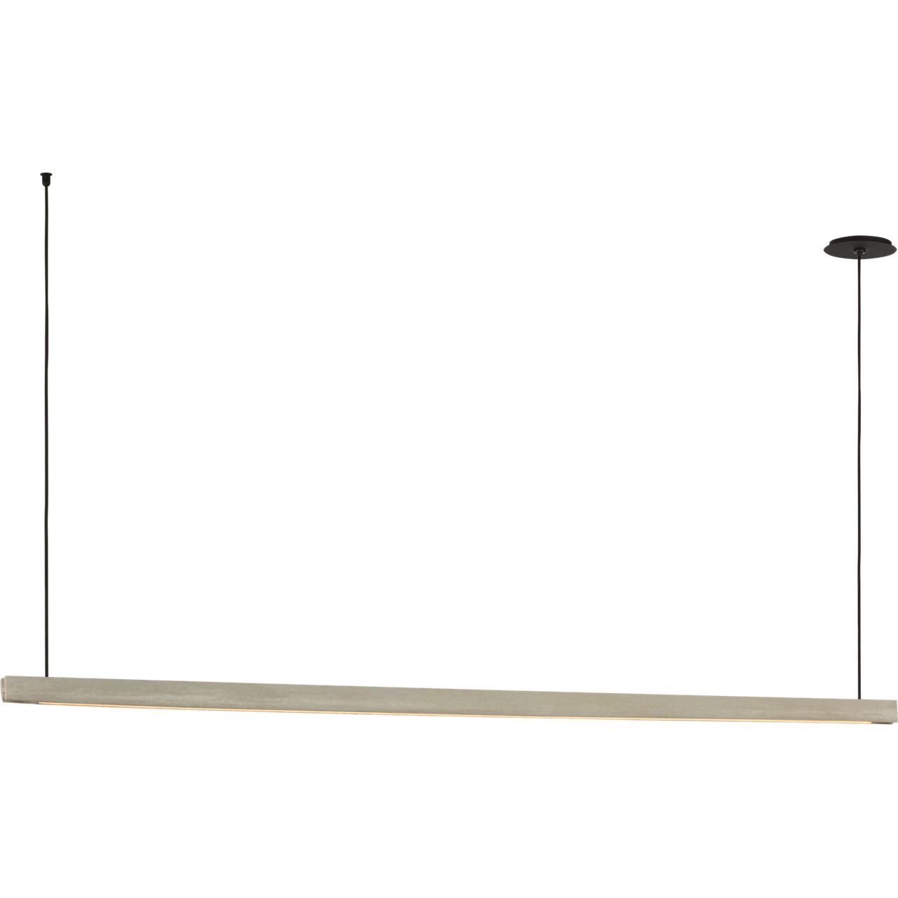 Visual Comfort Modern Collection - MDLS79827BHC - Lino 72 Linear Chandelier - Lino - Honed Concrete