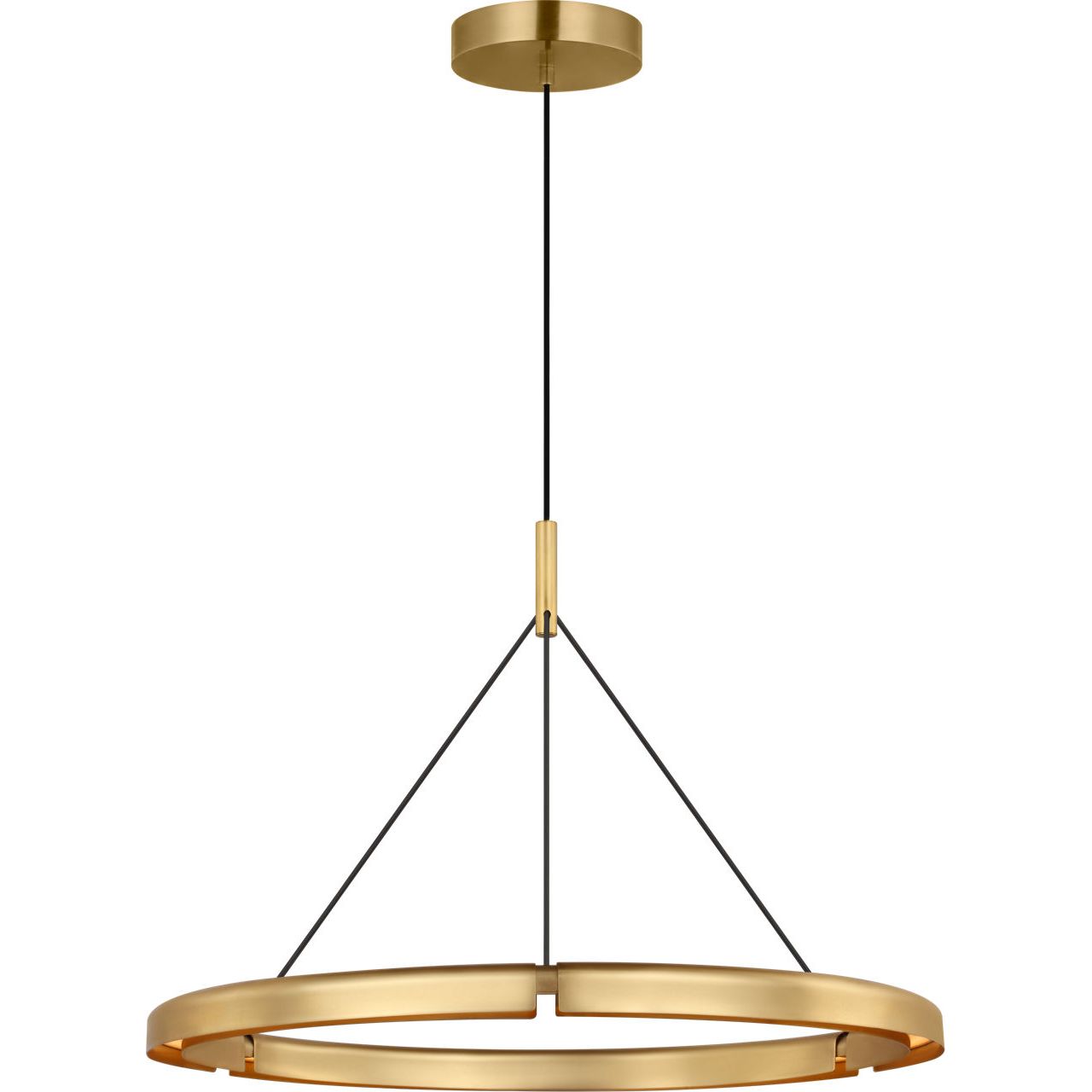 Visual Comfort Modern Collection - PBCH80327HAB - Cloak 30 Chandelier - Cloak - Hand-Rubbed Antique Brass