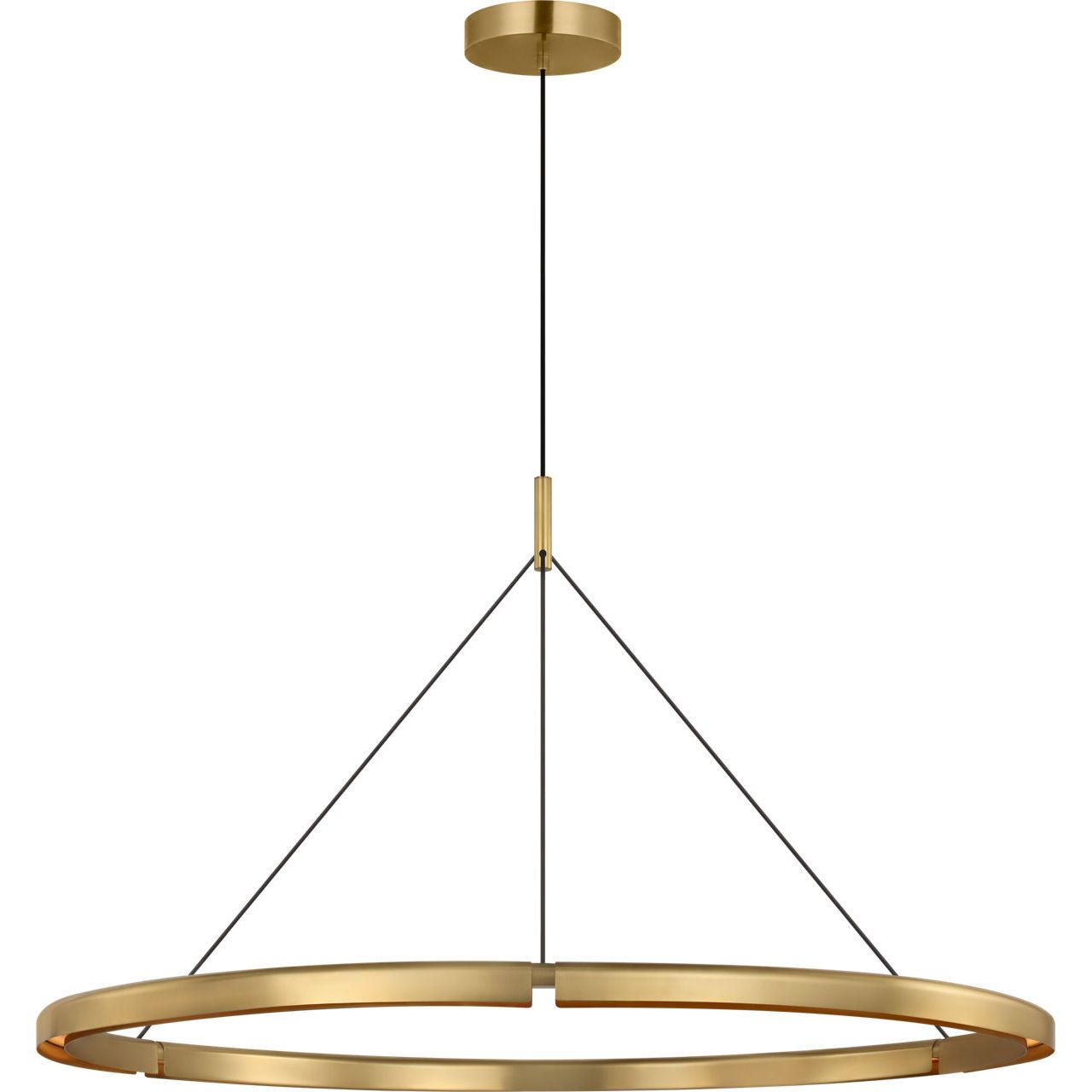 Visual Comfort Modern Collection - PBCH80527HAB - Cloak 48 Chandelier - Cloak - Hand-Rubbed Antique Brass