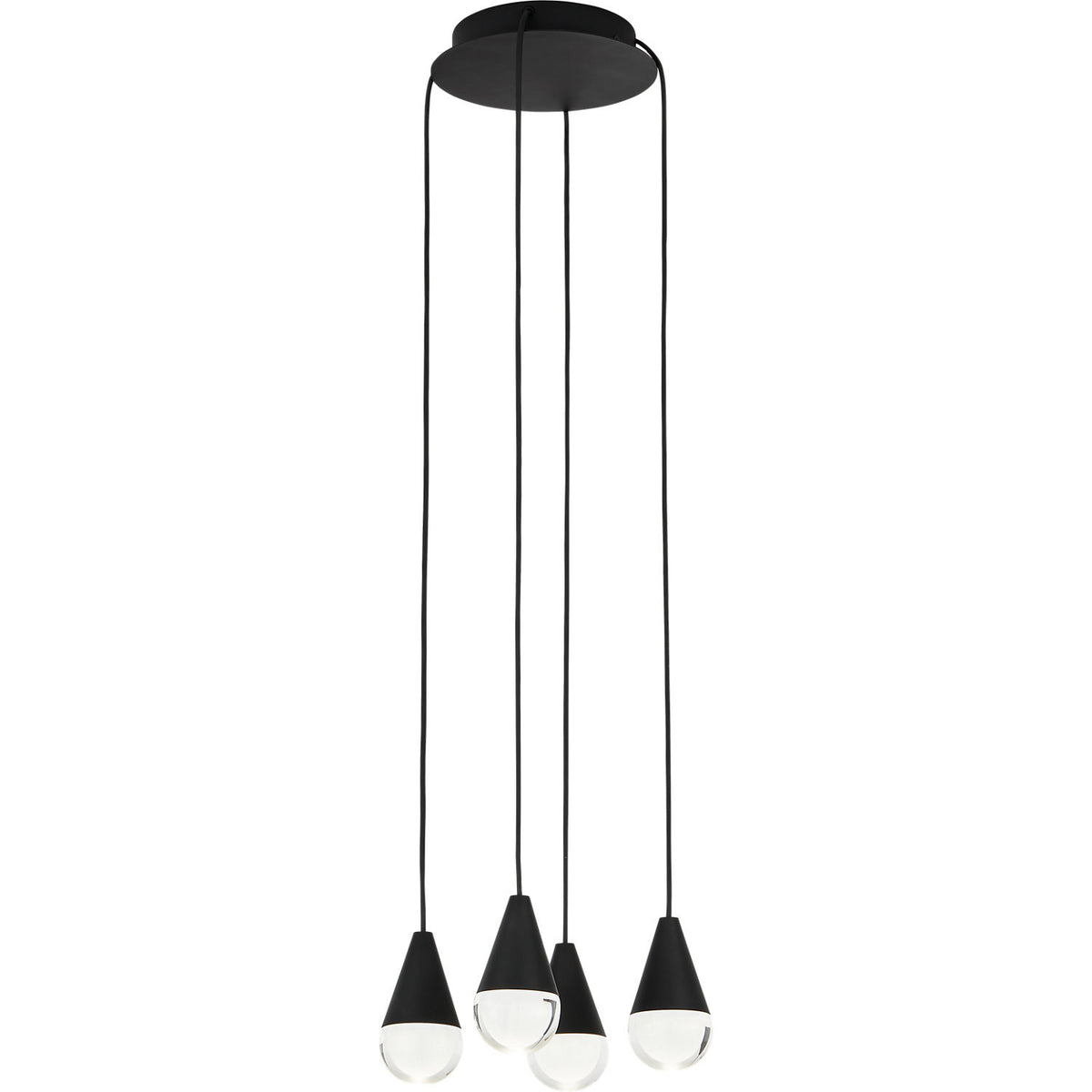 Visual Comfort Modern Collection 700TRSPCPA4RB-LED930 Cupola 4-Light Chandelier