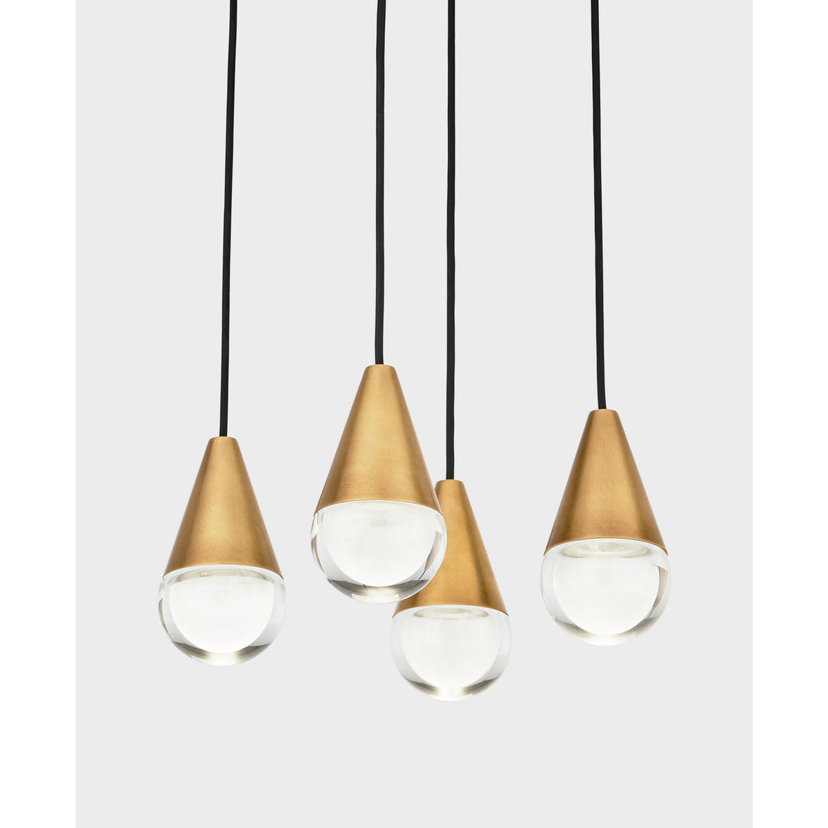 Visual Comfort Modern Collection 700TRSPCPA4RNB-LED930 Cupola 4-Light Chandelier