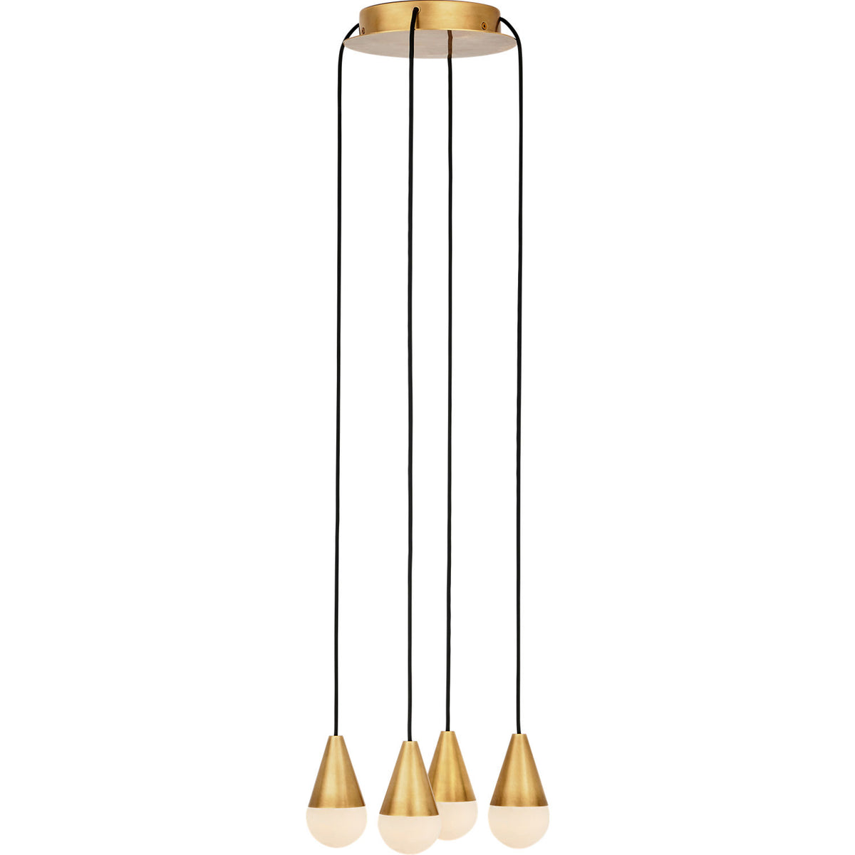 Visual Comfort Modern Collection SLCH51330HAB Cupola Alabaster 4-Light Chandelier