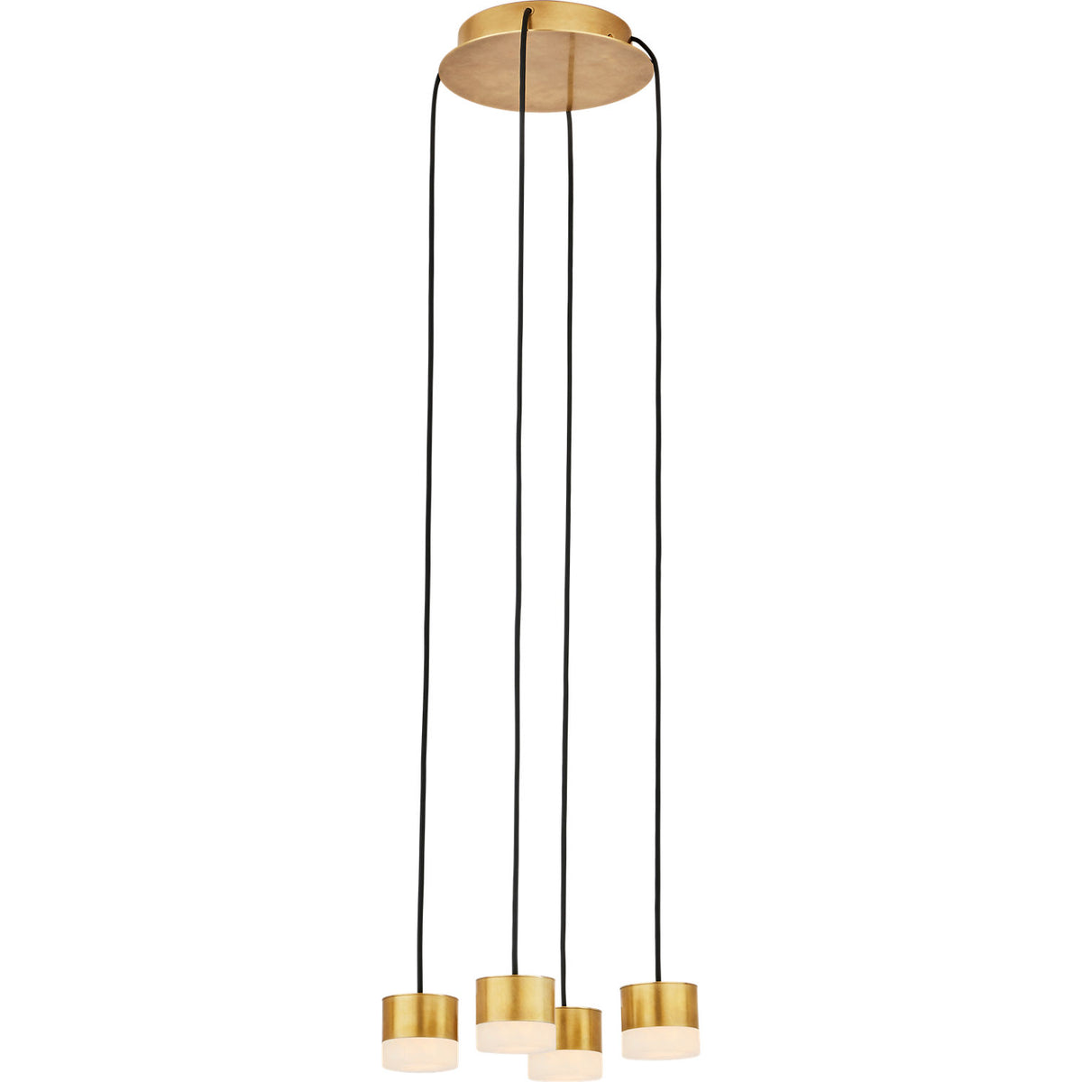 Collection moderne Visual Comfort SLCH52030HAB Pignon albâtre 4 lumières Suspendu
