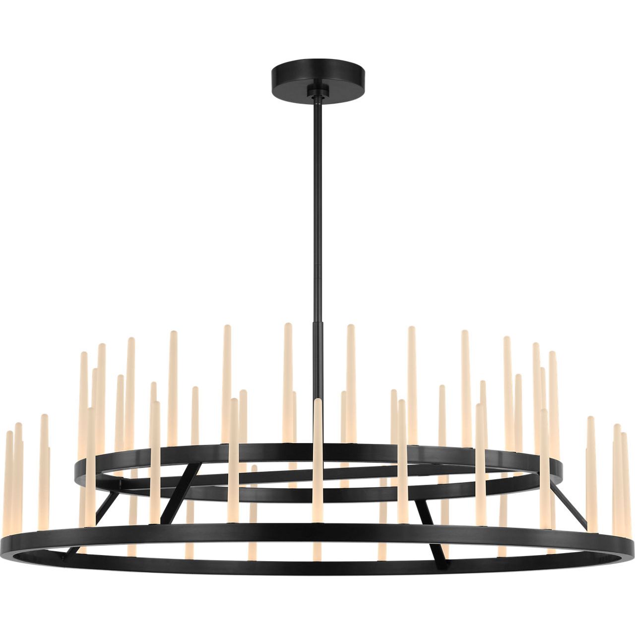 Visual Comfort Modern Collection - SLCH81122BZEG - Sagrada 49 Two-Tier Chandelier - Sagrada - Bronze