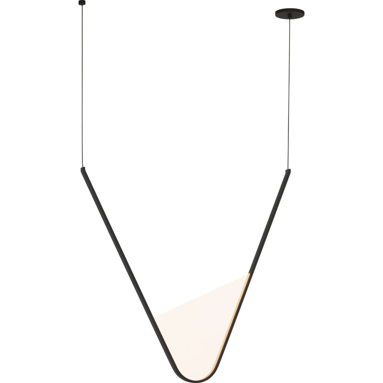 Visual Comfort Modern Collection - SLCH836SCTB - Mizu 33 Chandelier - Mizu - Nightshade Black