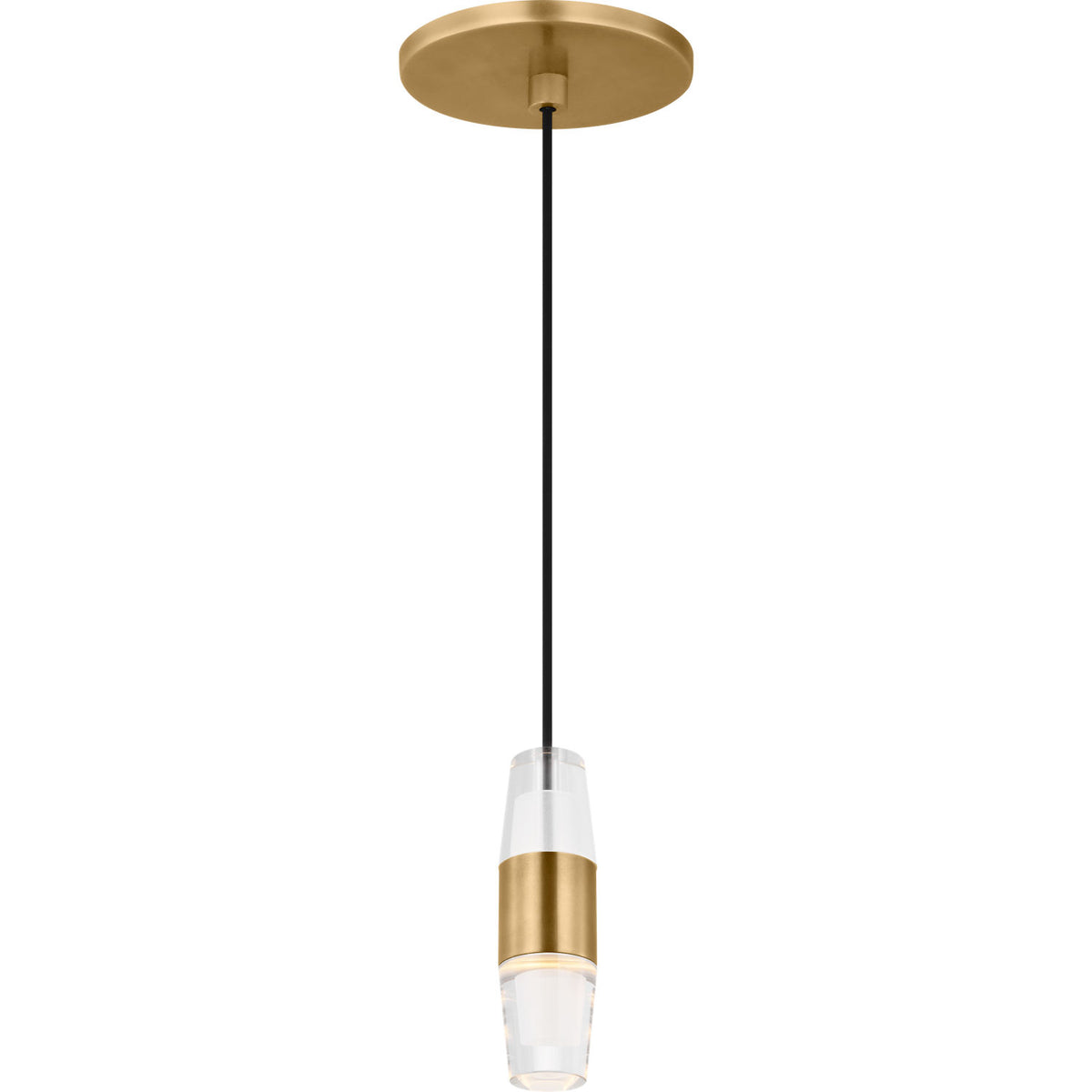 Collection moderne Visual Comfort SLPD38127NB Lassell 1 lumière Suspension