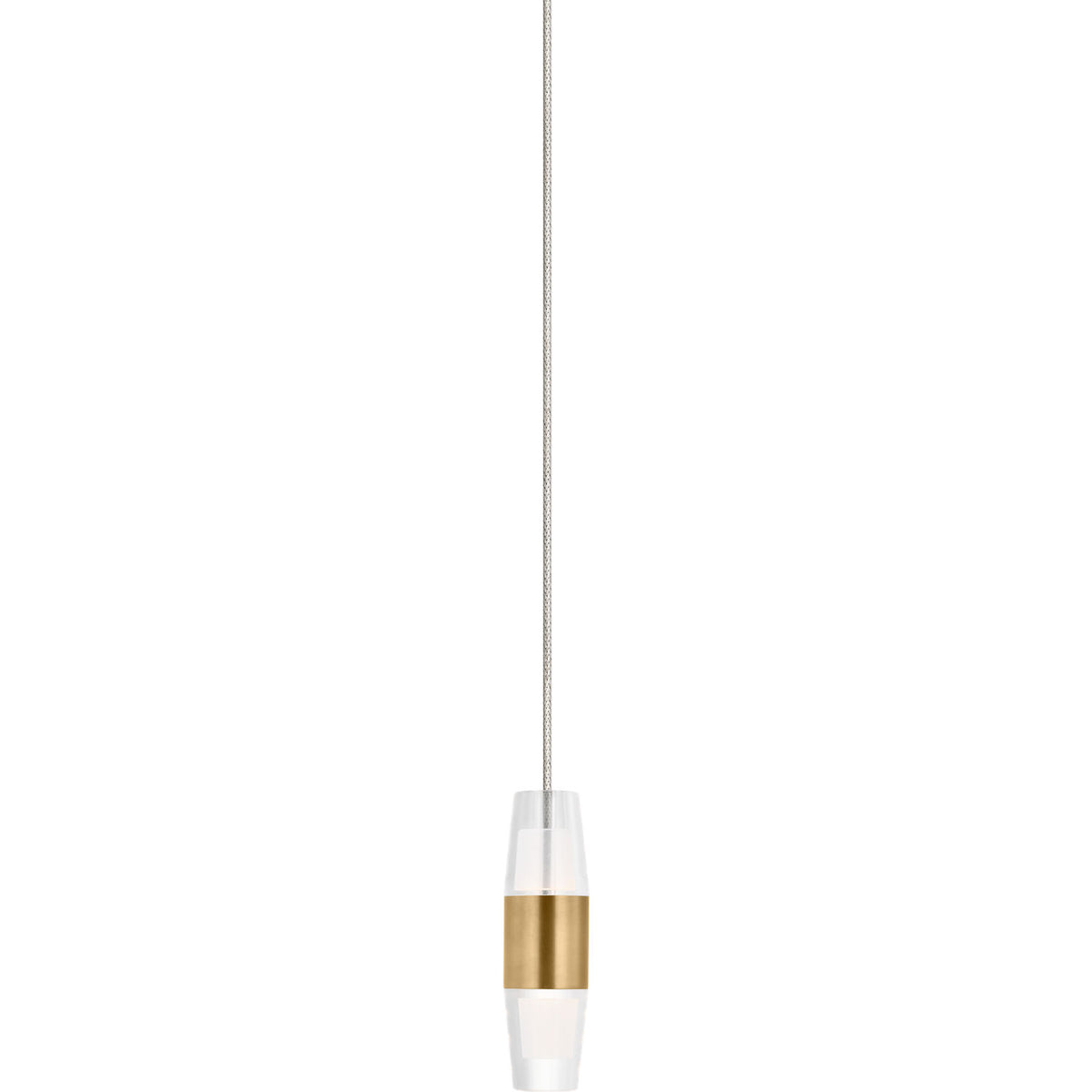 Collection moderne Visual Comfort SLPD395FJ27NB Lassell Mini Suspension