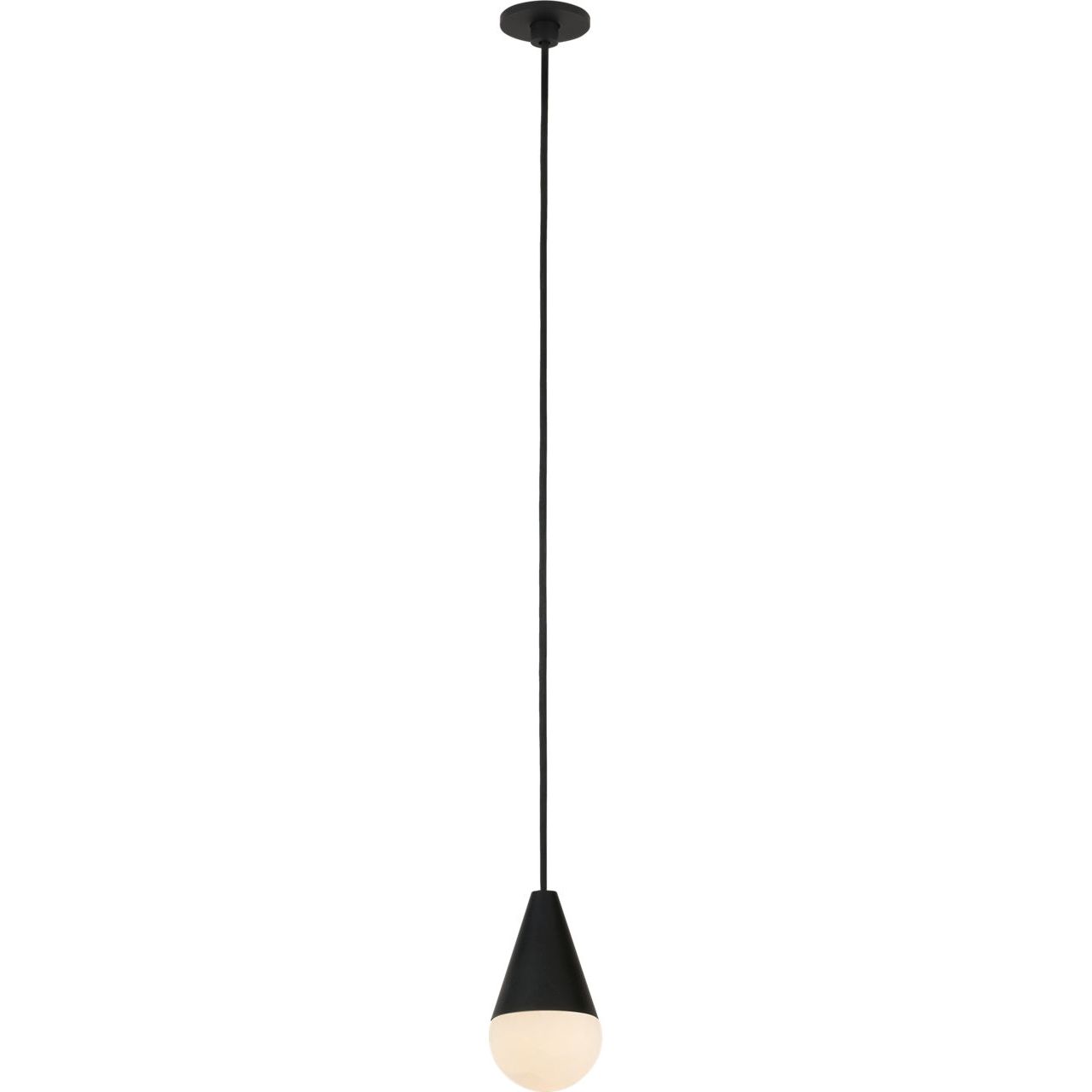 Cupola Alabaster 1-Light Port Alone Pendant