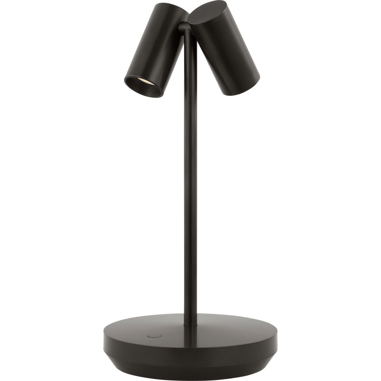 Visual Comfort Modern Collection - SLTB53427BZ - Doppia Short Accent Rechargeable Table Lamp - Doppia - Bronze