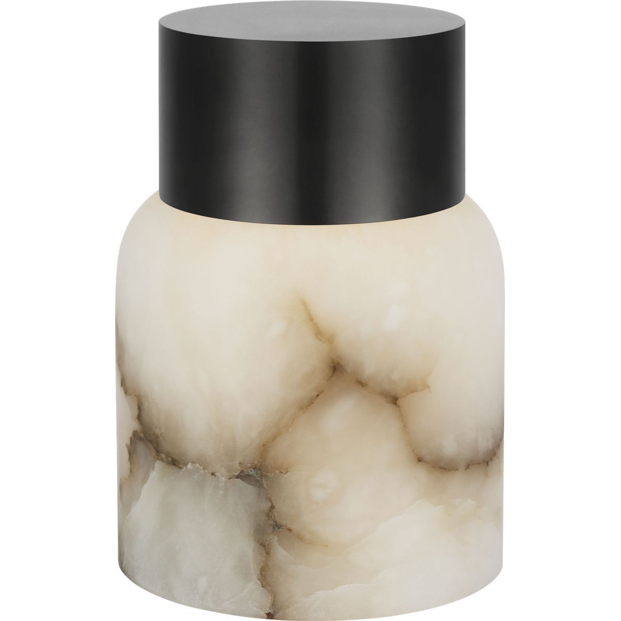 Visual Comfort Modern Collection - SLTB66527BZALB - Caspe Alabaster 7 Rechargeable Table Lamp - Caspe - Bronze