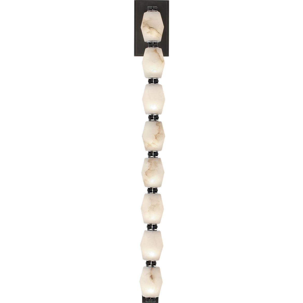 Visual Comfort Modern Collection SLWS54727ALBBZ Collier Alabaster Sconce