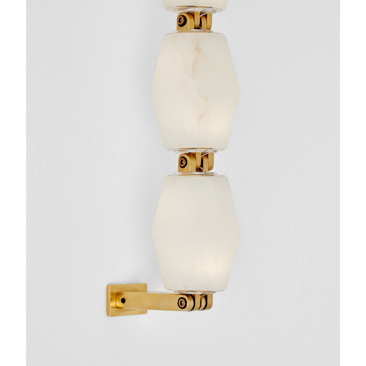 Visual Comfort Modern Collection SLWS54727ALBHAB Collier Alabaster Sconce
