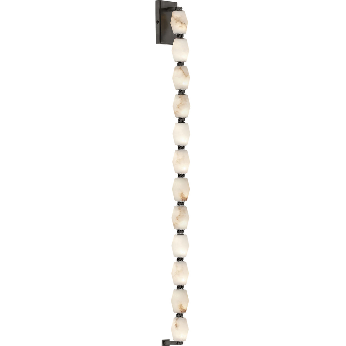 Visual Comfort Modern Collection SLWS54827ALBBZ Collier Alabaster Sconce