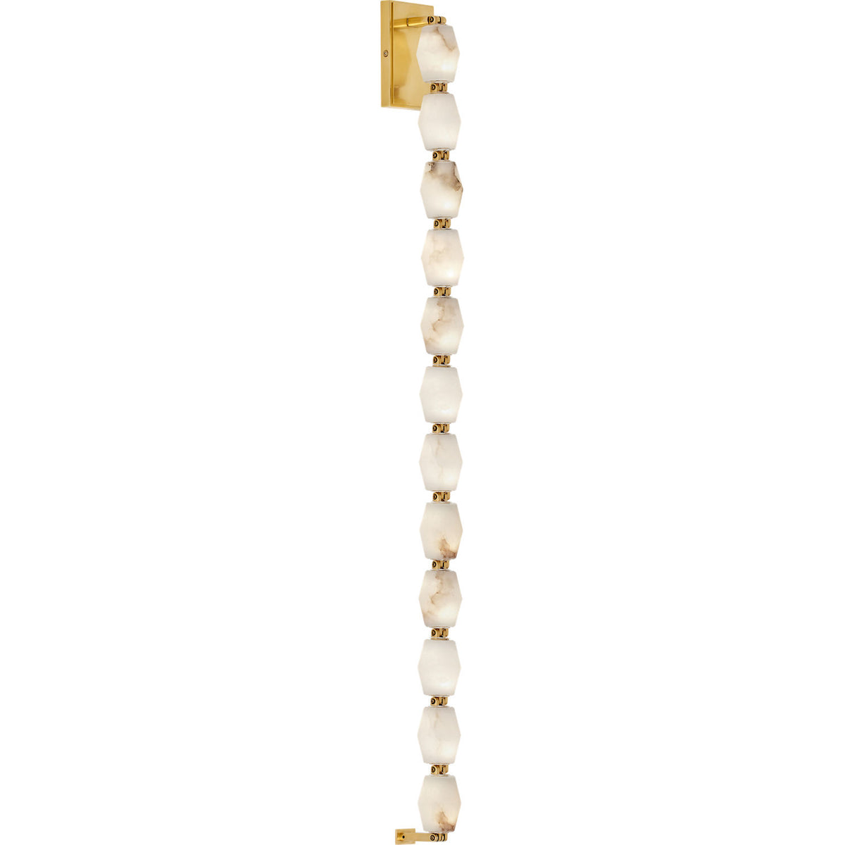 Visual Comfort Modern Collection SLWS54827ALBHAB Collier Alabaster Sconce