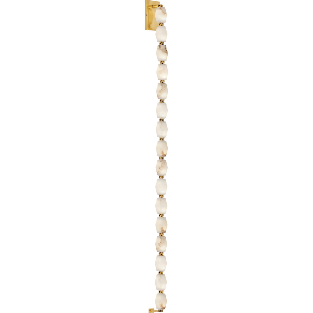 Visual Comfort Modern Collection SLWS54927ALBHAB Collier Alabaster Sconce